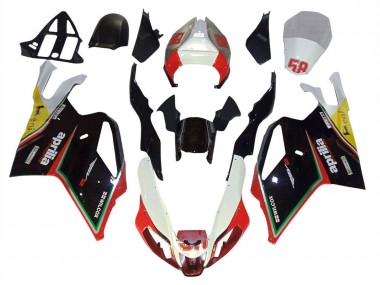 Custom 2003-2006 Aprilia RSV1000 Motorcycle Fairings - White Black Red Yellow 58 UK