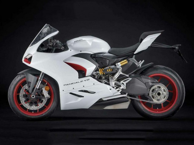 2020-2024 Ducati Panigale V2 Motorcycle Fairings - White Red Matte Black UK