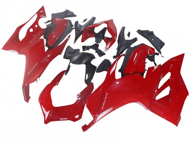2020-2024 Ducati Panigale V2 Motorcycle Fairing - Red Matte Black UK