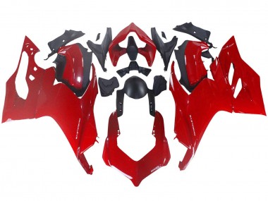 Custom 2020-2024 Ducati Panigale V2 Motorcycle Fairing - Red Matte Black UK