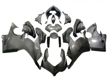 Custom 2018-2019 Ducati Panigale V4 V4S Motorcycle Fairings - Black Carbon Fiber Style UK