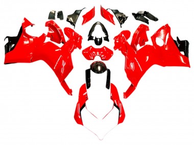 Custom 2018-2019 Ducati Panigale V4 V4S Motorcycle Fairings - White Red Glossy Black UK