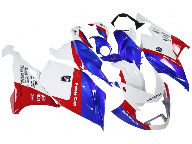 2005-2010 BMW K1200S Abs Fairings - White Red Blue UK