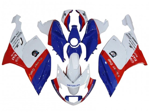 2005-2010 BMW K1200S Abs Fairings - White Red Blue UK