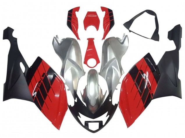 2005-2010 BMW K1200S Motorcycle Fairings - Silver Red Black UK