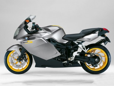 Custom 2005-2010 BMW K1200S Motorcycle Fairing Kits - Silver Yellow Black UK