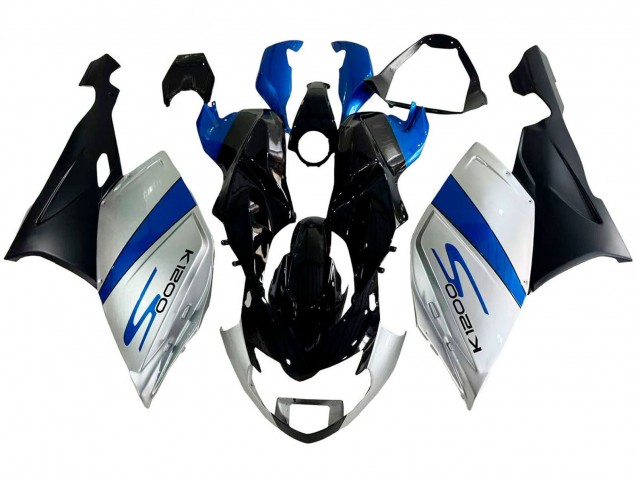 2005-2010 BMW K1200S Bike Fairings - Silver Blue Black UK