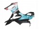2023-2024 BMW S1000RR Motorcycle Fairings - Light Blue Matte Black Petronas UK