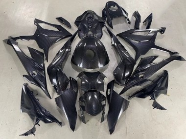 Custom 2023-2024 BMW S1000RR Motorcycle Fairings - Glossy Black Carbon Fiber UK