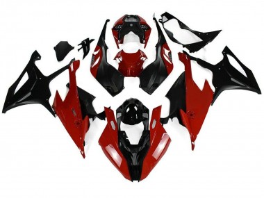Custom 2019-2022 BMW S1000RR Motorcycle Fairing Kits - Black Red UK