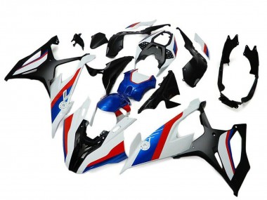 Custom 2019-2022 BMW S1000RR Motorcycle Fairings - Black White Red Blue UK