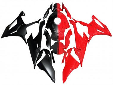 Custom 2019-2022 BMW S1000RR Motorcycle Fairings - Red Matte Black UK