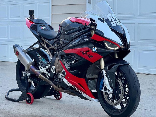 2019-2022 BMW S1000RR Motorcycle Fairings - Black Red White UK