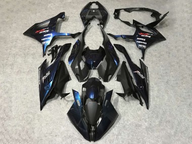 Custom 2019-2022 BMW S1000RR Motorcycle Fairings - Black Dark Blue UK