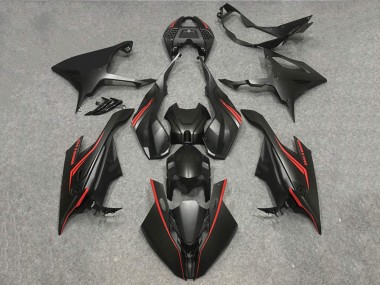 Custom 2019-2022 BMW S1000RR Motorcycle Fairings - Matte Black Red UK