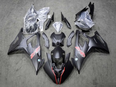 Custom 2019-2022 BMW S1000RR Motorcycle Fairing - Black Red UK