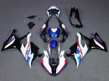 Custom 2019-2022 BMW S1000RR Motorcycle Fairings - Blue White Red UK
