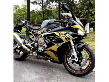 Custom 2019-2022 BMW S1000RR Motorcycle Fairing - Black Gold UK