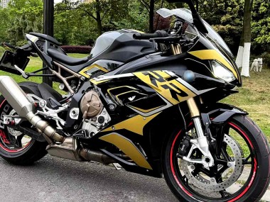Custom 2019-2022 BMW S1000RR Motorcycle Fairing - Black Gold UK