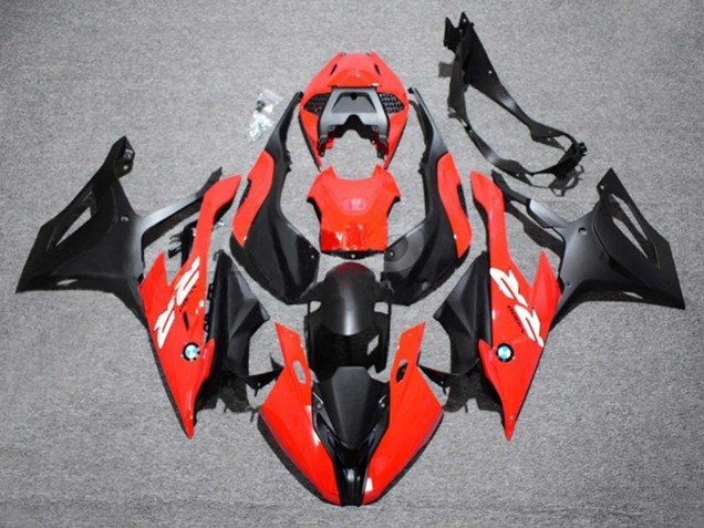 2019-2022 BMW S1000RR Motorcycle Fairing - Red Black UK