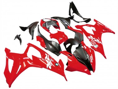 Custom 2019-2022 BMW S1000RR Motorcycle Fairing Kits - Red Black UK