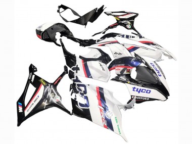 Custom 2019-2022 BMW S1000RR Motorcycle Fairings - White Black Pink Oxford UK
