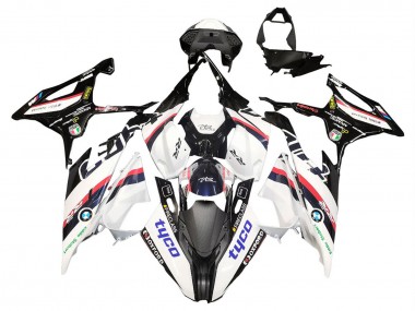 Custom 2019-2022 BMW S1000RR Motorcycle Fairings - White Black Pink Oxford UK