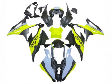 Custom 2019-2022 BMW S1000RR Motorcycle Fairings - Black Yellow Grey UK