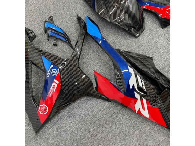 2019-2022 BMW S1000RR Motorcycle Fairings - Black Blue Red Carbon Fiber UK