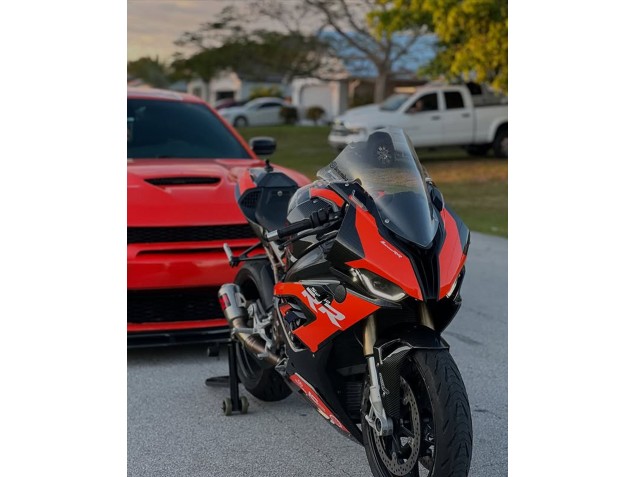 2019-2022 BMW S1000RR Motorcycle Fairings - Red Black UK