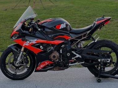 Custom 2019-2022 BMW S1000RR Motorcycle Fairings - Red Black UK