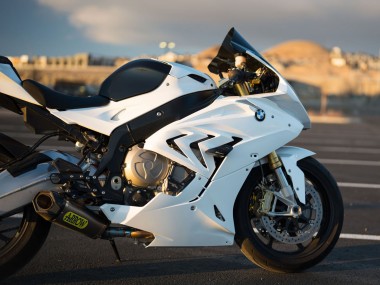 Custom 2017-2018 BMW S1000RR Motorcycle Fairings - Glossy White UK