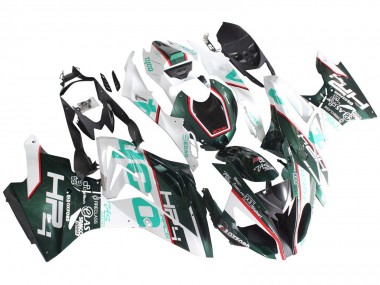 Custom 2017-2018 BMW S1000RR Motorcycle Fairings - White Green UK