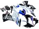 2015-2016 BMW S1000RR Motorcycle Fairing Kits - White Blue Glossy Black UK