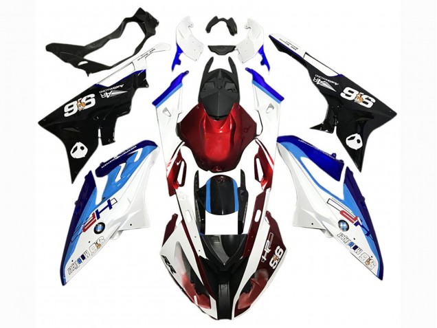 2015-2016 BMW S1000RR Motorcycle Fairing Kits - White Red Blue Black UK