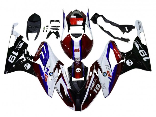 2015-2016 BMW S1000RR Bike Fairings - White Red Blue Black UK
