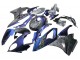 2015-2016 BMW S1000RR Motorcycle Fairings - Gradient Purple Blue Forged Carbon Fiber UK