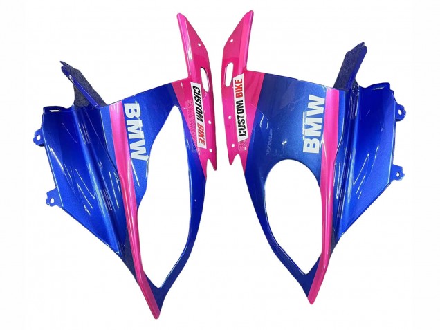 2015-2016 BMW S1000RR Motorcycle Fairings - Pink Blue Shark UK