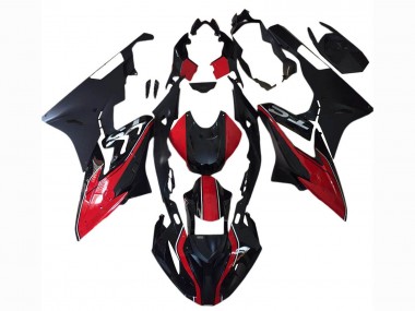 Custom 2015-2016 BMW S1000RR Motorcycle Fairings - Red White Matte Black UK
