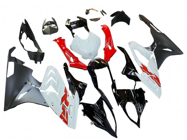 2015-2016 BMW S1000RR Motorcycle Fairings - Red White Glossy Black Matte Black UK