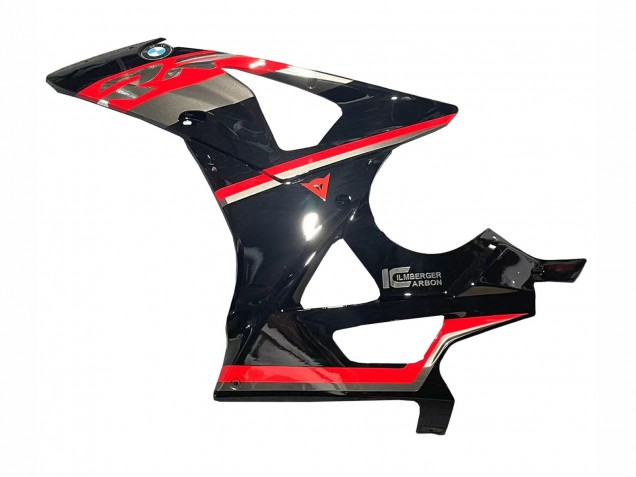 2009-2014 BMW S1000RR Motorcycle Fairing - Red Glossy Black UK
