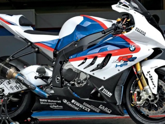 2009-2014 BMW S1000RR Abs Fairings - White Red Blue Glossy Black UK