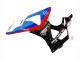 2009-2014 BMW S1000RR Full Motorcycle Fairings - White Red Blue Glossy Black UK
