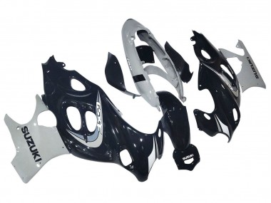 Custom 2004-2006 Suzuki GSX600F/GSX750F Motorcycle Fairing - Glossy Black Grey UK