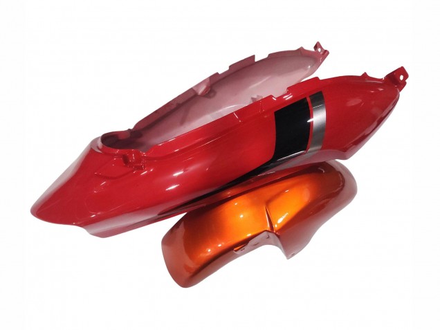 2004-2006 Suzuki GSX600F/GSX750F Motorcycle Fairings - Burnt Orange White Logo UK