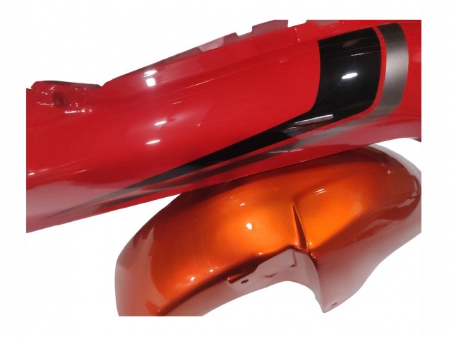 2004-2006 Suzuki GSX600F/GSX750F Motorcycle Fairings - Burnt Orange White Logo UK