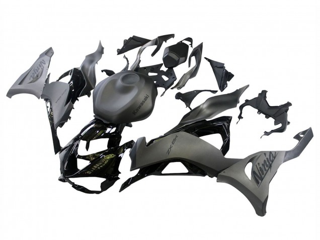 2023-2026 Kawasaki ZX6R Motorcycle Fairings - Grey Ninja UK