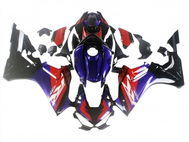 Custom 2017-2023 Honda CBR1000RR Motorcycle Fairings - Red Blue Glossy Black UK