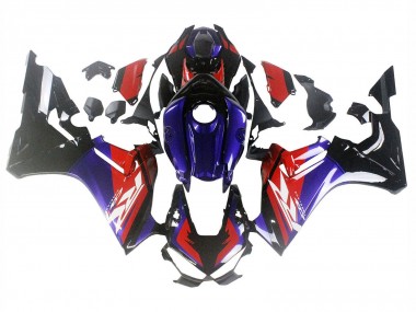 Custom 2017-2023 Honda CBR1000RR Motorcycle Fairings - Red Blue Glossy Black UK