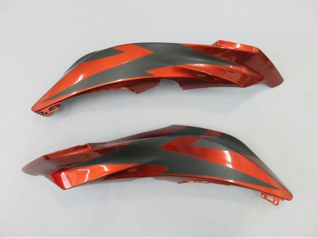 2007-2008 Honda CBR600RR Motorcycle Fairing Kits - Orange Matte Black UK